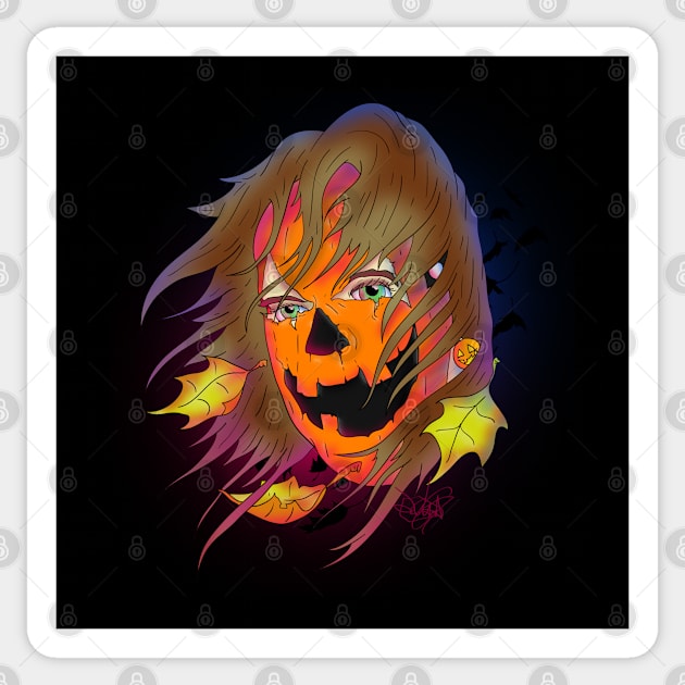 Halloween Night Sticker by schockgraphics